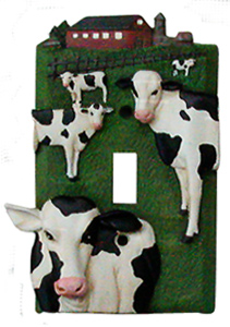 cow light switch cover