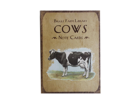 cow note cards