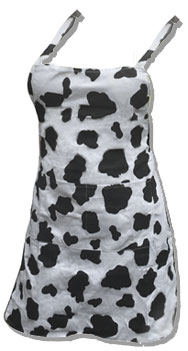 cow waitress apron