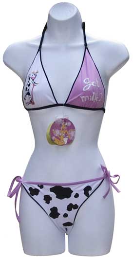 cow bikini