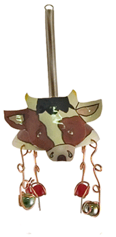 cow spring ornament