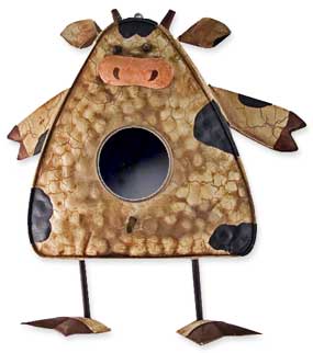 cow bird house
