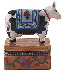 cow trinketbox