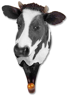 cow head clothing hook
