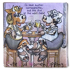 cow over moon napkins
