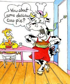 cow kitchen art