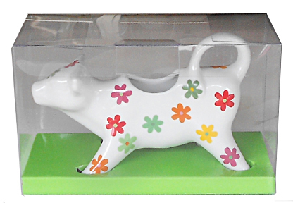 cow daisy pattern creamer