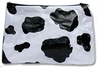 cow makeup bag