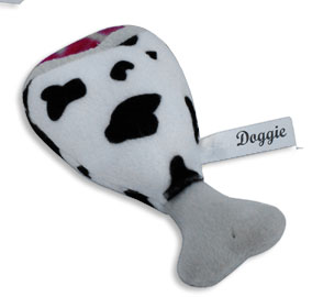 cow dog toy