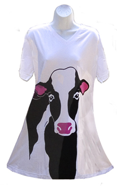 cow hooded nightshirt