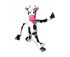 cow gumby toy