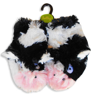 cow kids slippers