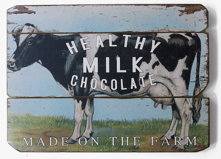 Cow chocolate milk Signs