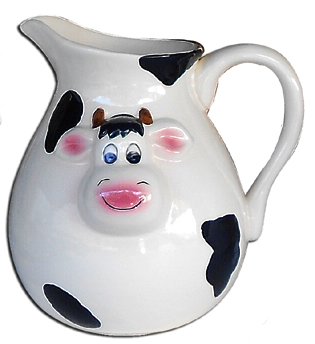 cow porcelain pitcher
