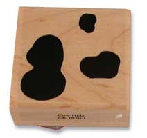 cow rubber stamp