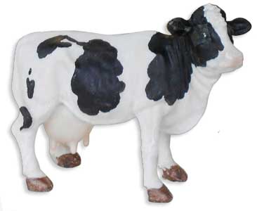 cow resin statue Holdtein