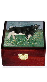 cow trinket box