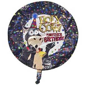 holy cow party mylar balloon