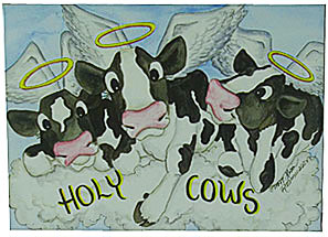 holy cow greeting cards