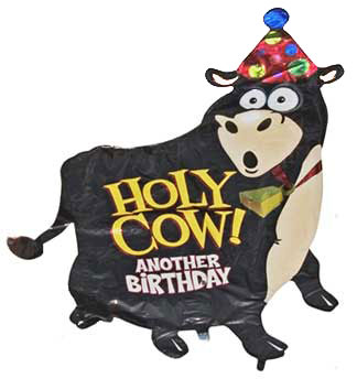 holy cow huge mylar balloon