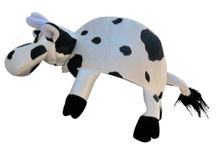 cow mooing party hat