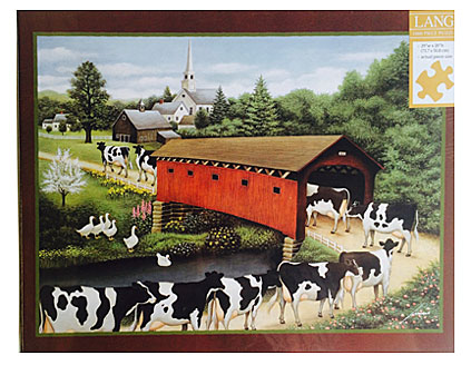 jigsaw puzzle cow