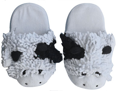 cow kids slippers