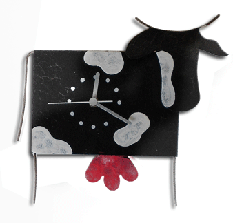 cow kids clock