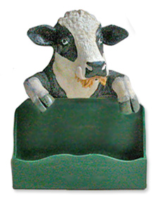 cow letter holder