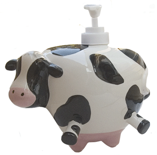 cow lotion dispenser