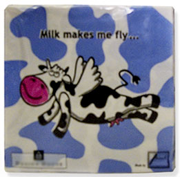 milk cow party napkins