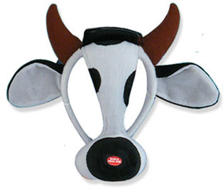 cow mooing mask