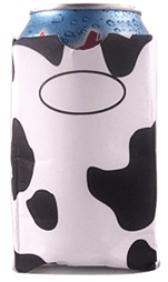 cow party insulated beer cooler