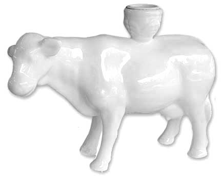 cow candle holder