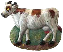 cow kitchen magnet