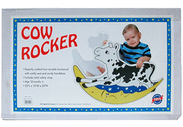 cow baby rocker