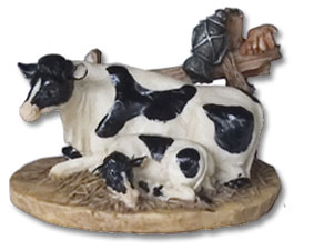 resin cow