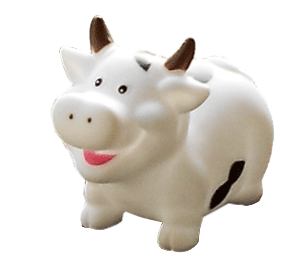 cow party favor squirt toy