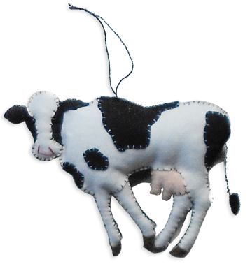 cow christmas Ornament