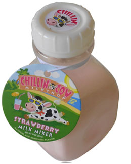 cow strawberry milk