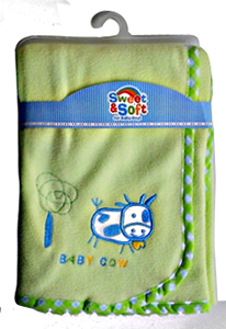 cow baby blanket