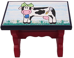 cow little table home decoration