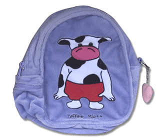 cow purple backpack
