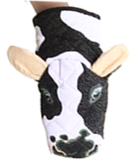 cow oven mitt