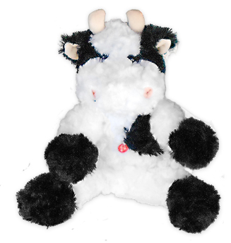 mooing cow kids toy plush