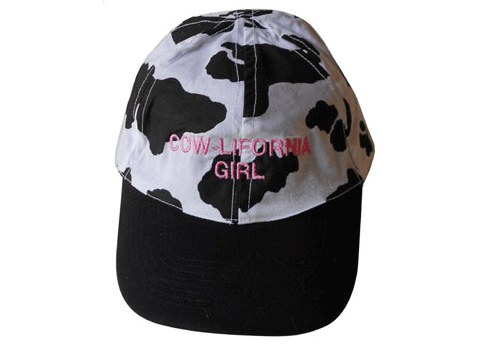 cow fashion cap