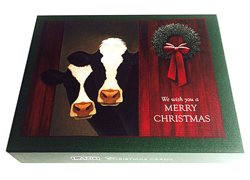 Cow Christmas Cards